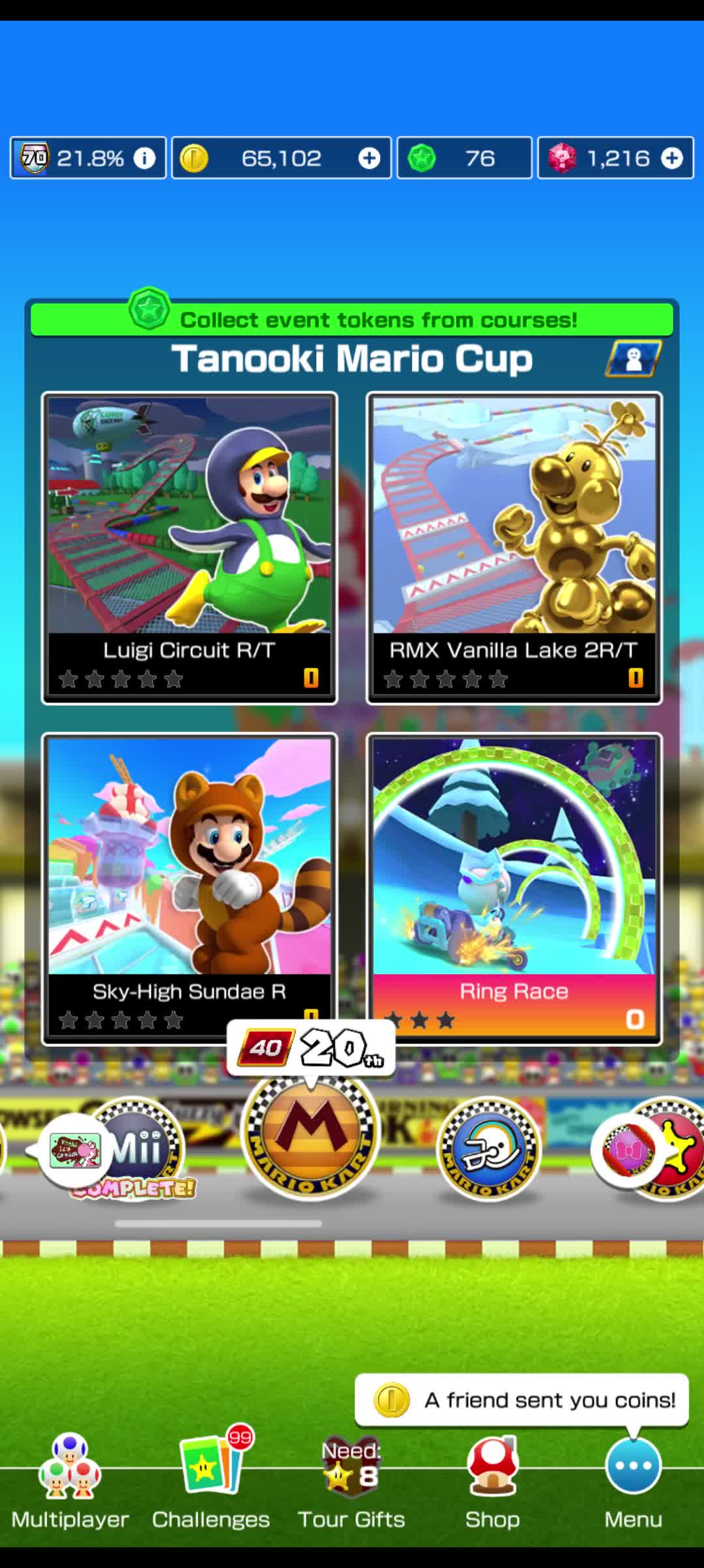 Mario Kart Tour ending series part 1- Starting rank of week 2 of Sundae Tour Mario Kart Tour ending series part 1- Starting rank of week 2 of Sundae Tour