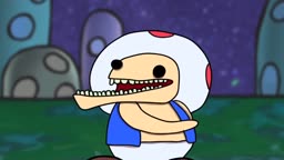 Toad dances to awesome music!