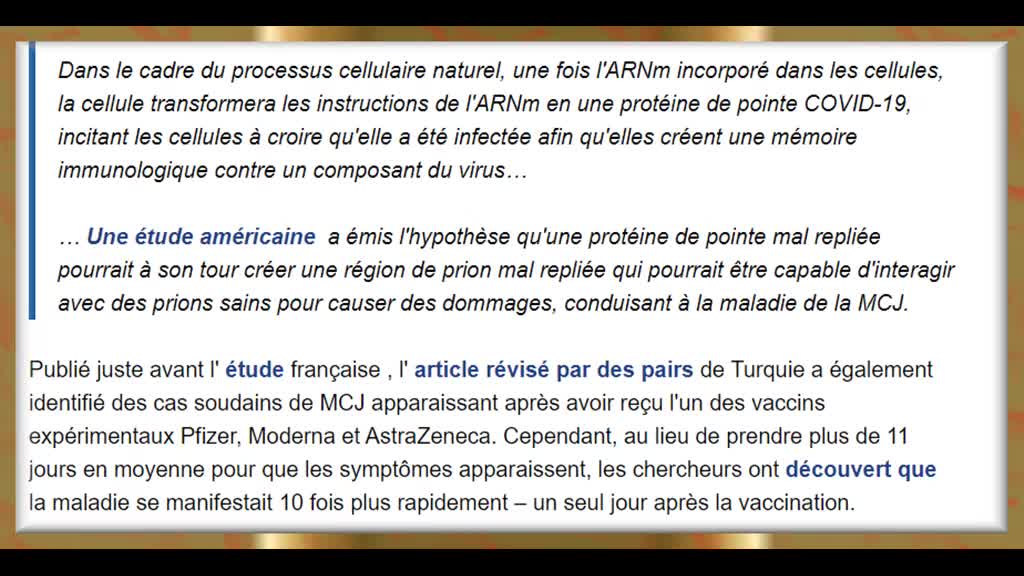 Le vaccin est un poison Ils le savent !