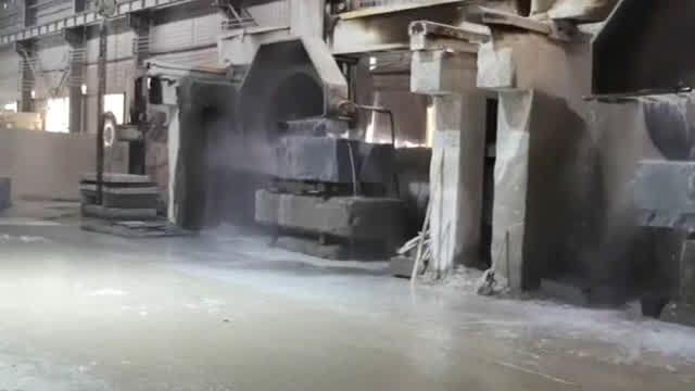 First Stone factory and water cutting scene