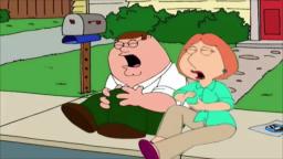 Peter hurts his knee but its randomly edited