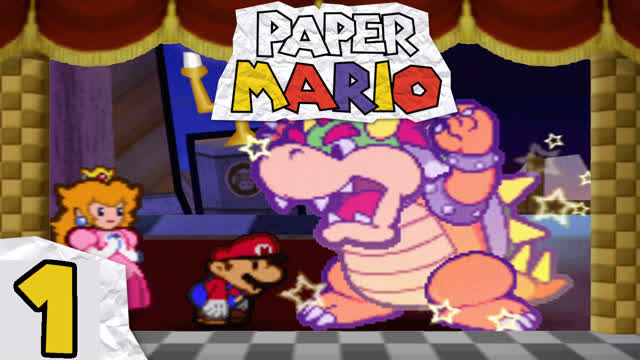 Let's Play Paper Mario (Deutsch) #1 - Wenn ein OP-Bowser Mario eZ ausschaltet...