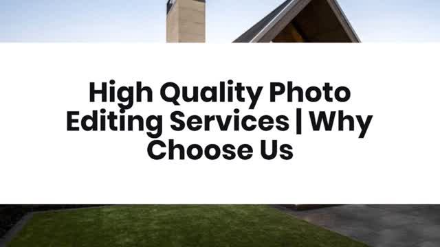 High Quality Photo Editing Services  Why Choose Us