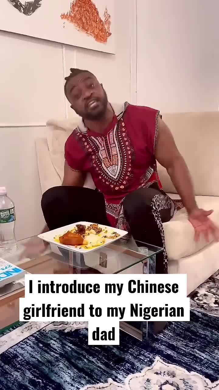 Black Johnny  introducing his Chinese girlfriend to Nigerian dad