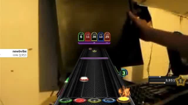 emo nerd smashes his room CLONE HERO WORLD RECORD !!!
