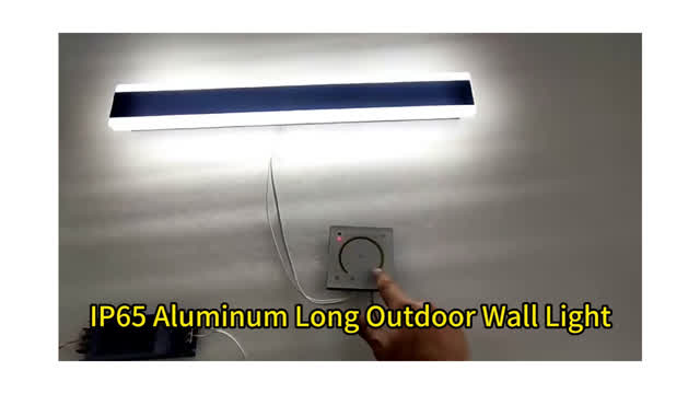 Outdoor Linear Strip LED Wall Light