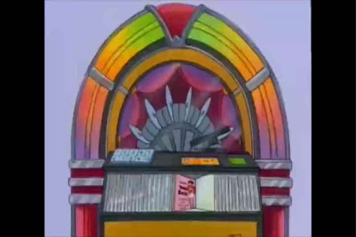 Kahn singing "Hey Mickey" (King of the hill)