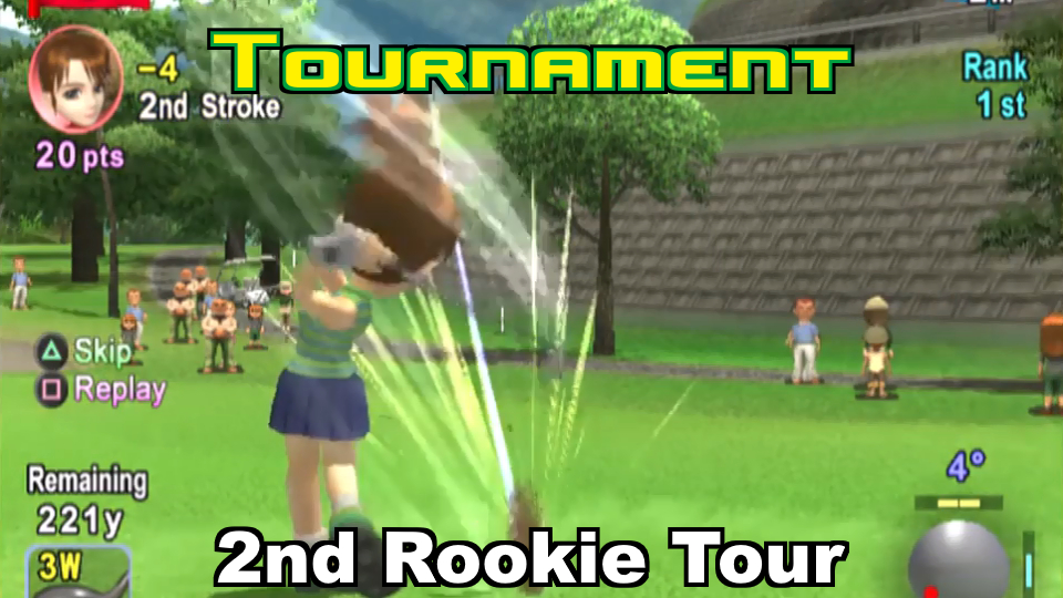 Everybodys Golf (PS2) - 2nd Rookie Tour: Mt. Sakura C.C.