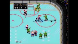 NHL Hockey - Fights - Sega Genesis Gameplay