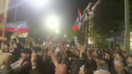 Manifestazione filorussa in Serbia