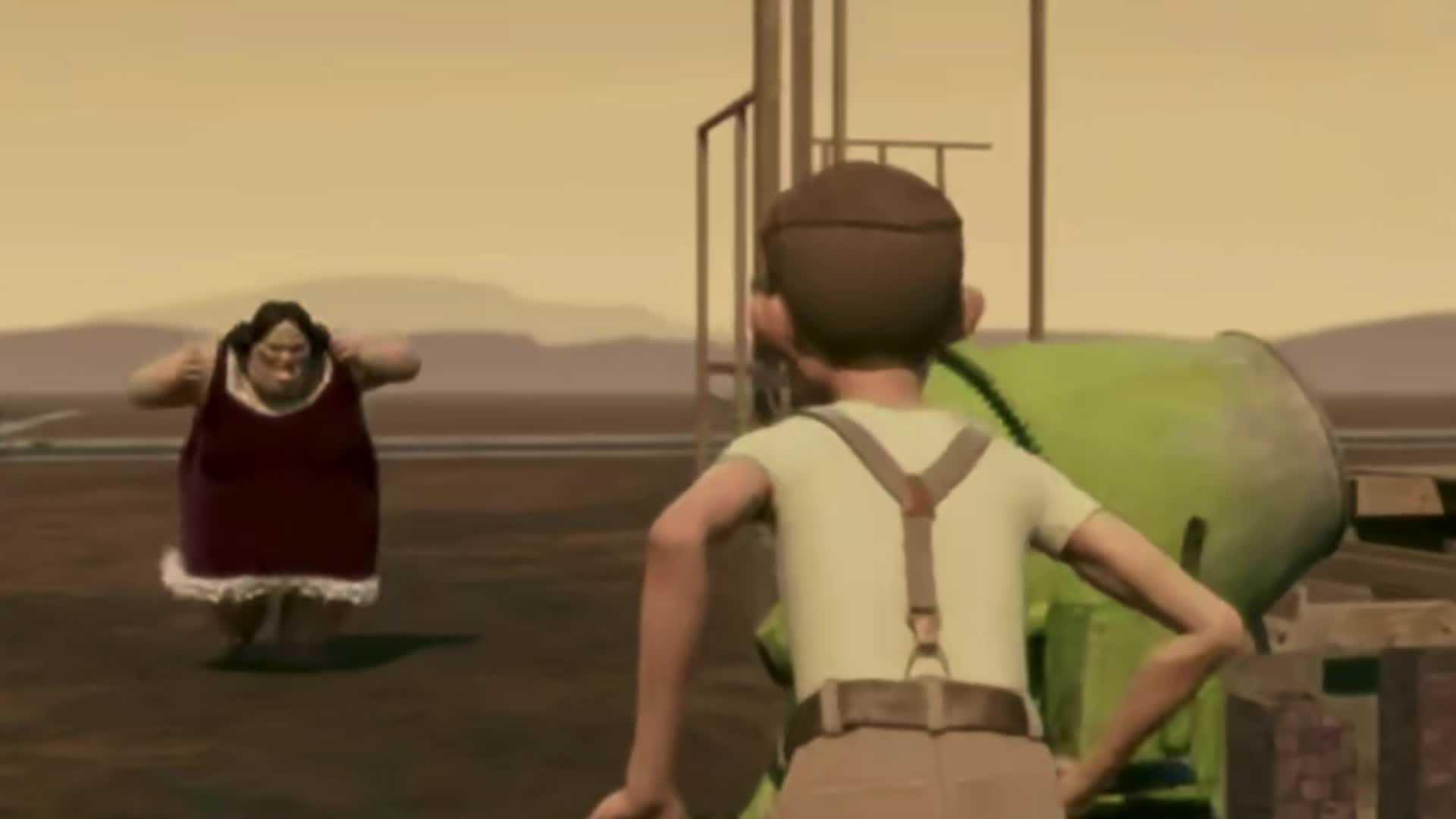 Monster House Directors Cut Flashback Scene Uncensored