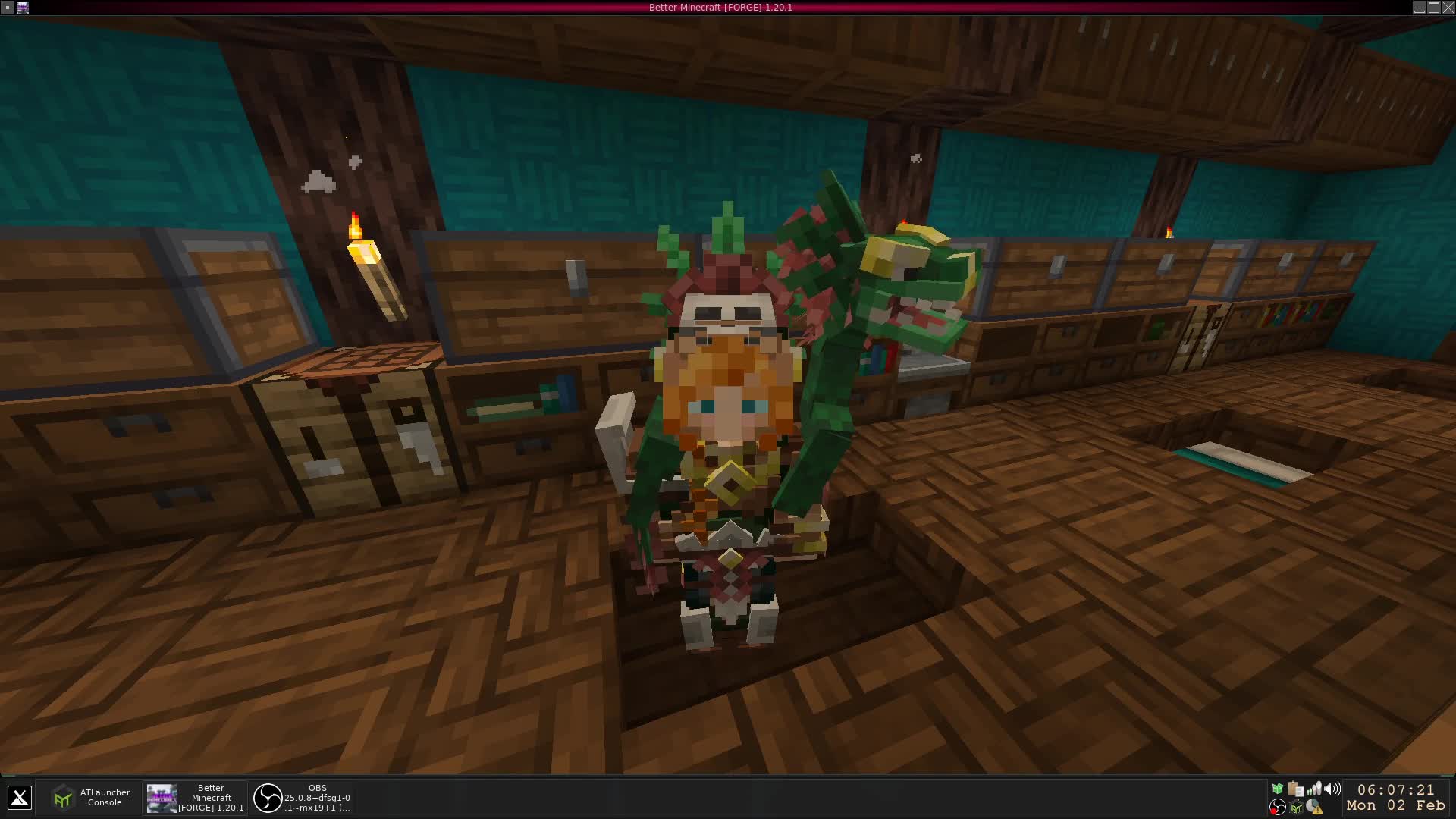 Minecraft - Quetzacoatl Armor (Mod: Armor Of The Ages)