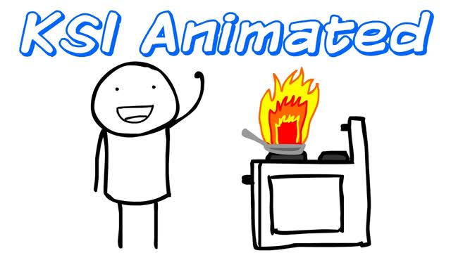 KSI Animated - I Nearly Burnt Down the House