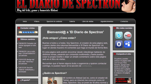 [ARCHIVO] Mi SITIO WEB oficial: El Diario de Spectron