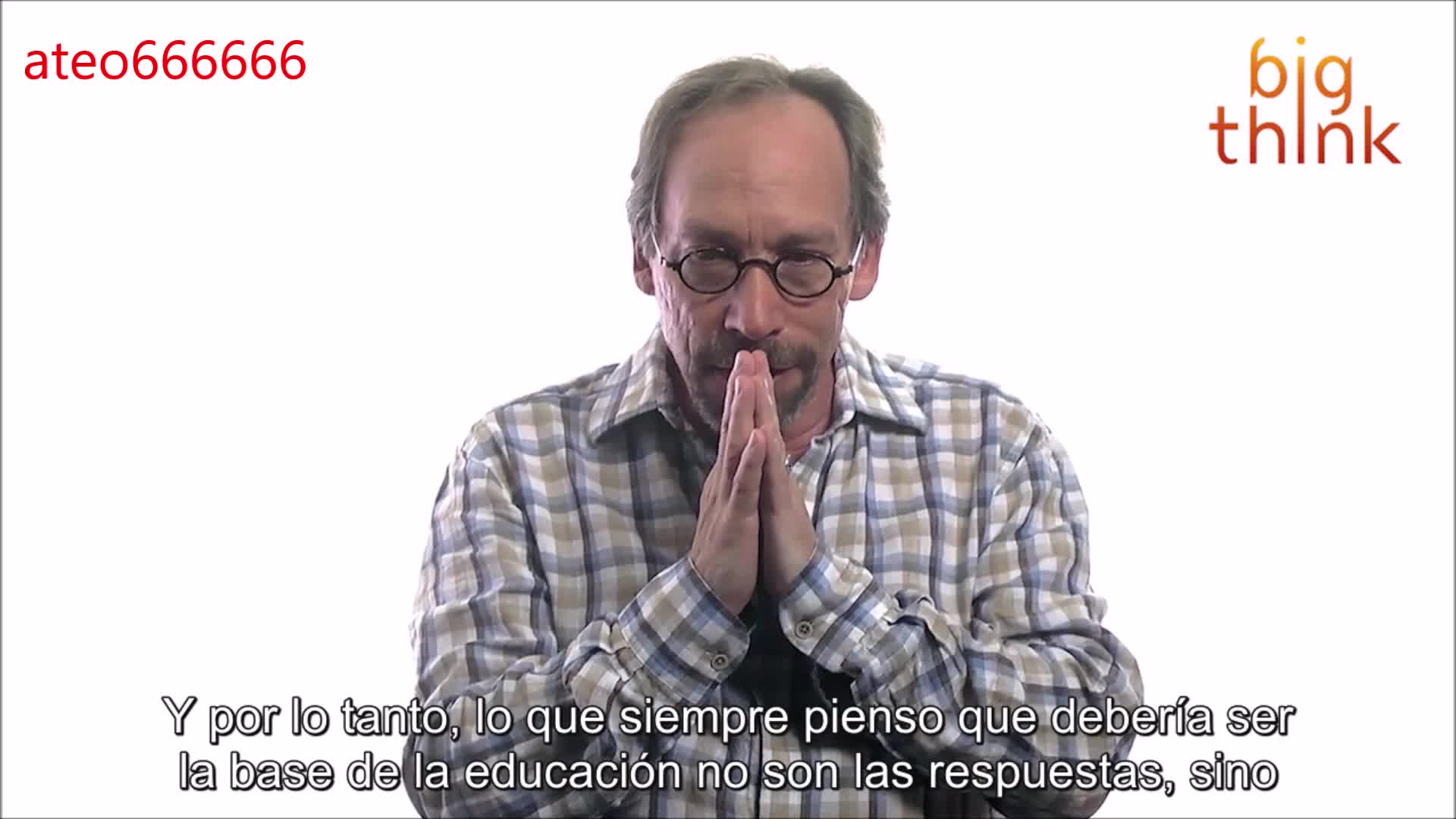 La base de la educación no deben ser las respuestas sino las preguntas La base de la educación no deben ser las respuestas sino las preguntas
