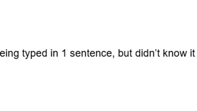 Typing an Entire Story in 1 Sentence (Video #72)