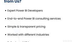 Benefits of Our Power BI Consulting Services