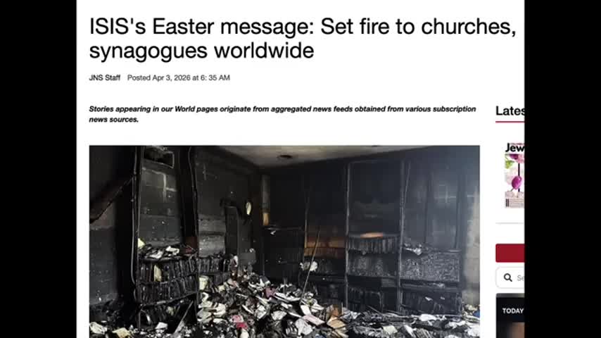 WARNING! THEY'RE HINTING AT A FALSE FLAG GOVERNMENT STAGED EVENT AT A CHURCH ON EASTER SUNDAY!