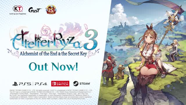Atelier Ryza 3: Alchemist of the End & the Secret Key - Available Now Launch Trailer