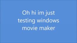 Windows movie maker test + family guy clip