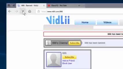 Username 666 on VidLii (Reupload)