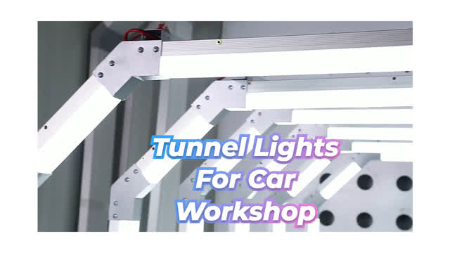 Tunnel Lights For Car Workshop #ledlight #ledlightpanelceiling