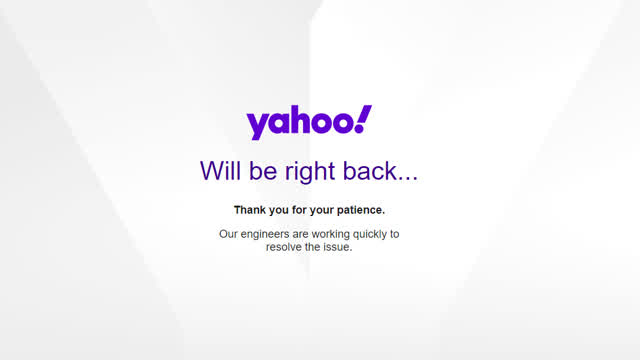 yahoo.com maintenece site leak