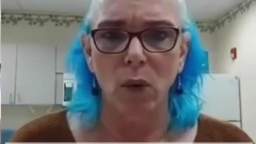 Meet Marie Waller, a trans nudist. In the video, he practically cries because minors in Alabama will