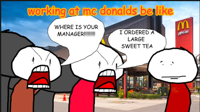 relatable fastfood struggles