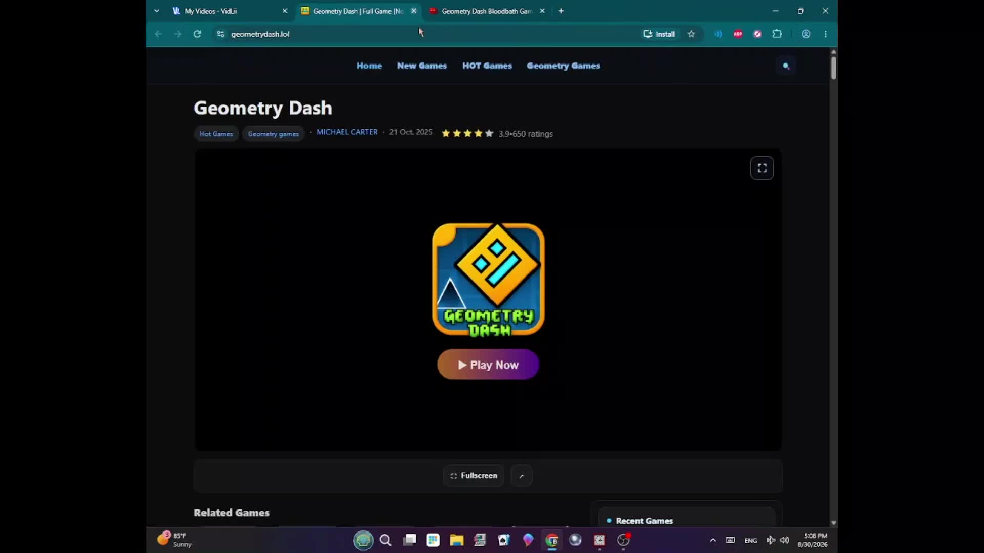 Fake Geometry Dash sites - AVOID THEM