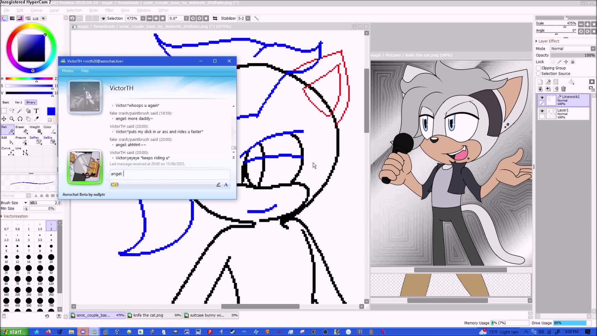 knifecase sonic form speedpaint knifecase sonic form speedpaint