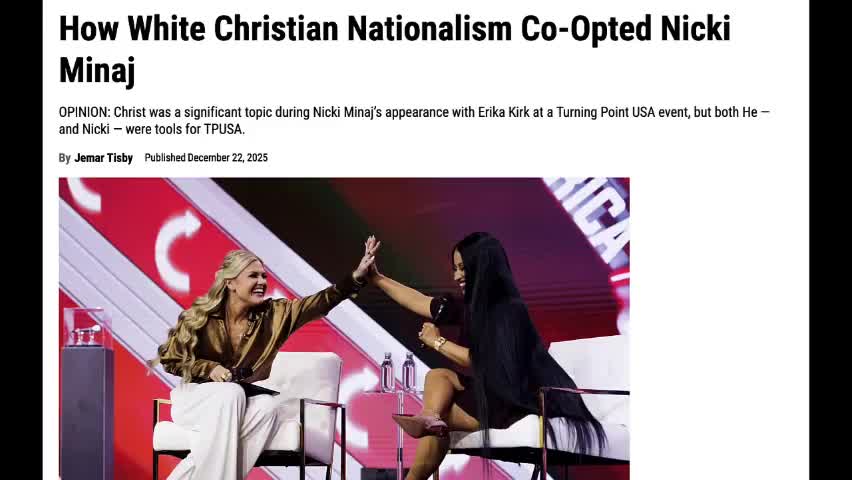 DEN OF DEMONS! NICKI MINAJ JOINS MAGA PROVING HOW EASY IT IS FOR SATAN TO DECEIVE CHRISTIANS! DEN OF DEMONS! NICKI MINAJ JOINS MAGA PROVING HOW EASY IT IS FOR SATAN TO DECEIVE CHRISTIANS!