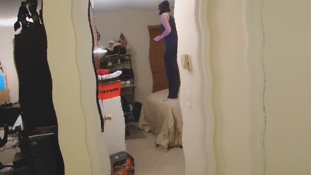 Closet Cleanout stream freeze-frame reveals consealed f*rearm below stack of clothes