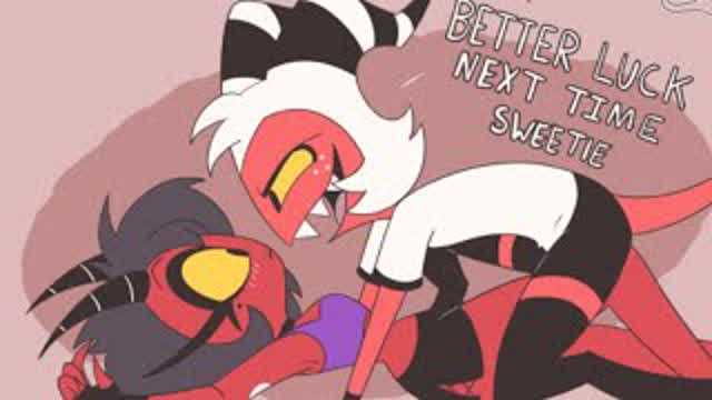 Moxxie trains with Millie (Helluva Boss)