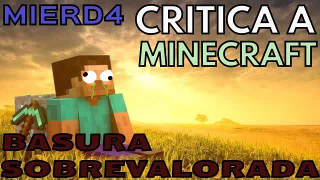 critica destructiva a minecraft