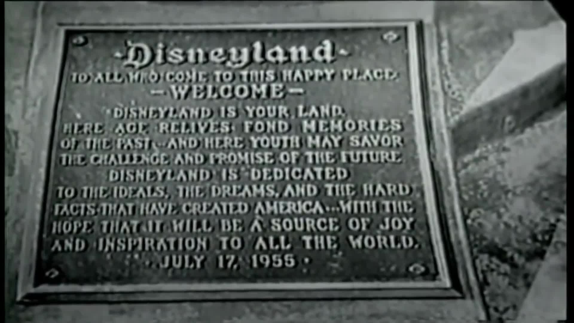 Disneyland - Walt Disneys Speech At Opening Day 1955