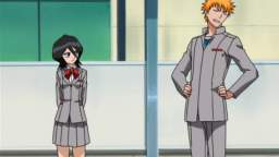 Rukia turns up at Ichigo's school