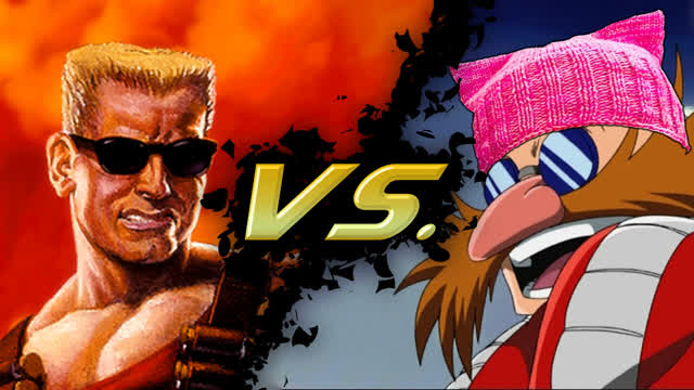 Duke Nukem Vs Feminist Eggman