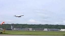 Gulfstream V Jet taking off from St Paul Minnesota