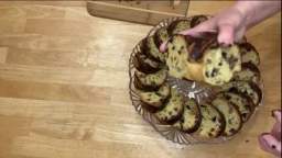 Tea Cake with Walnuts, Chocolate Chips and Raisins