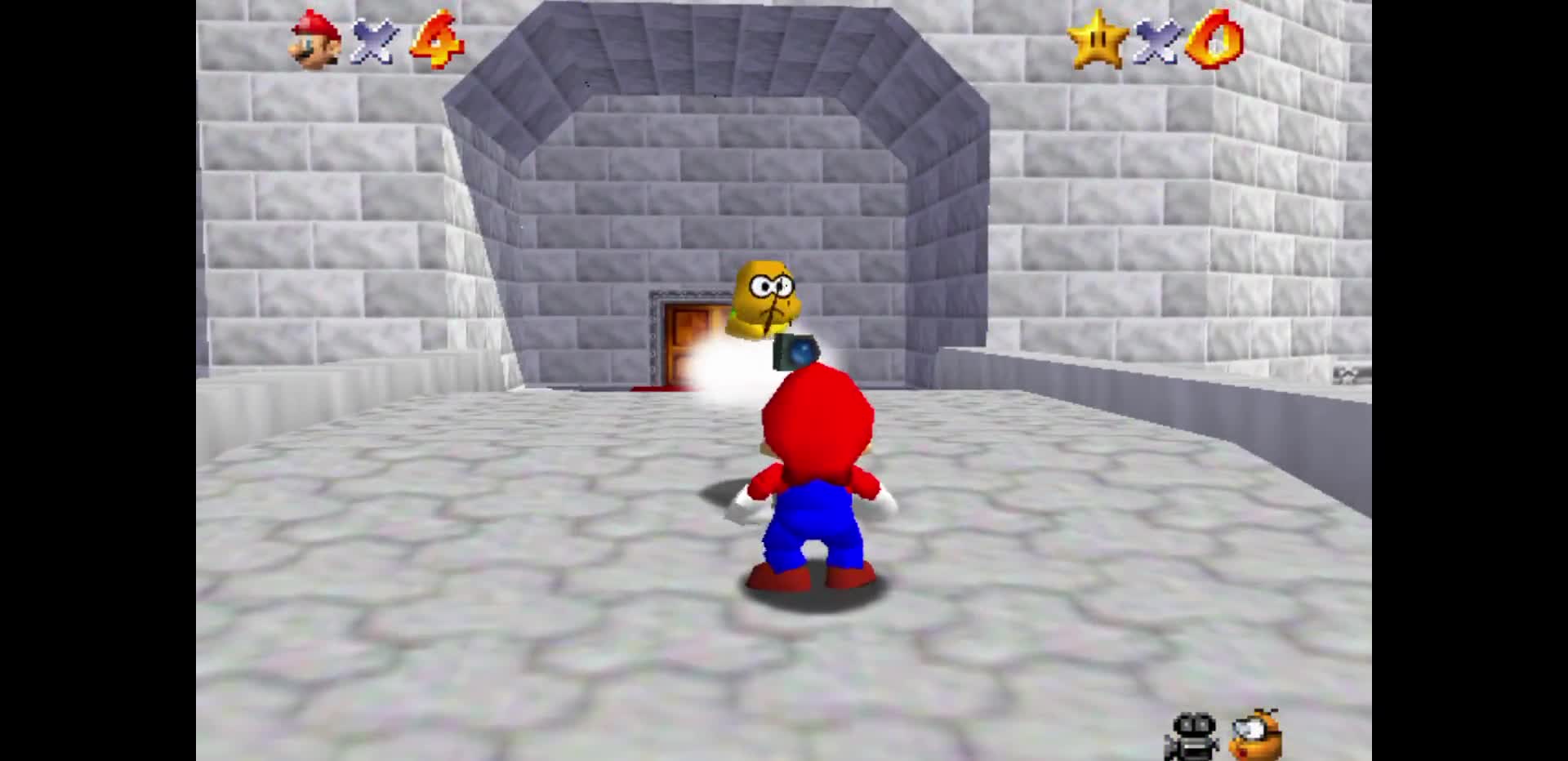 SM64 but it's on a PS2 Emulator