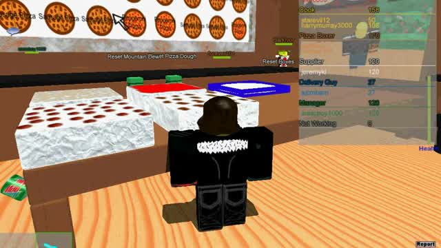 work at the pizza place in roblox.