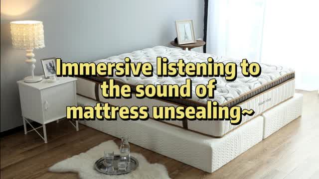 Unbox and Relax: Mesmerizing ASMR of Unsealing a Mattress!#mattress #ASMR #sleep