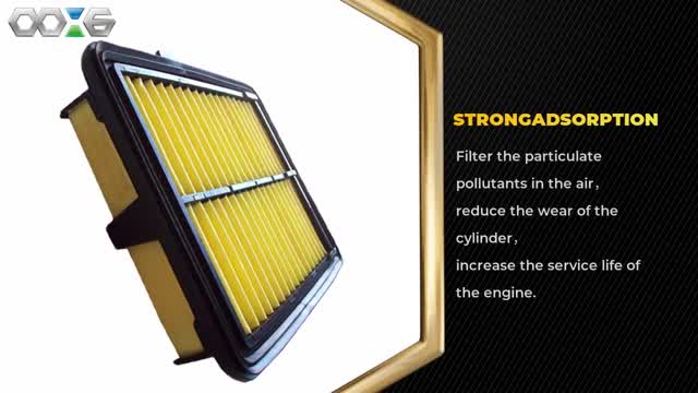 Auto parts high quality air filter for Japanese car 17220-5R0-008
