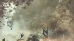 Al-Qassam Brigades (Hamas) published footage of its fighters clashing with Israeli vehicles east of 