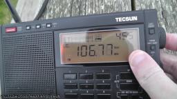 FM Radio Stations Heard Band Scan In Ty Mawr Rhyl North Wales