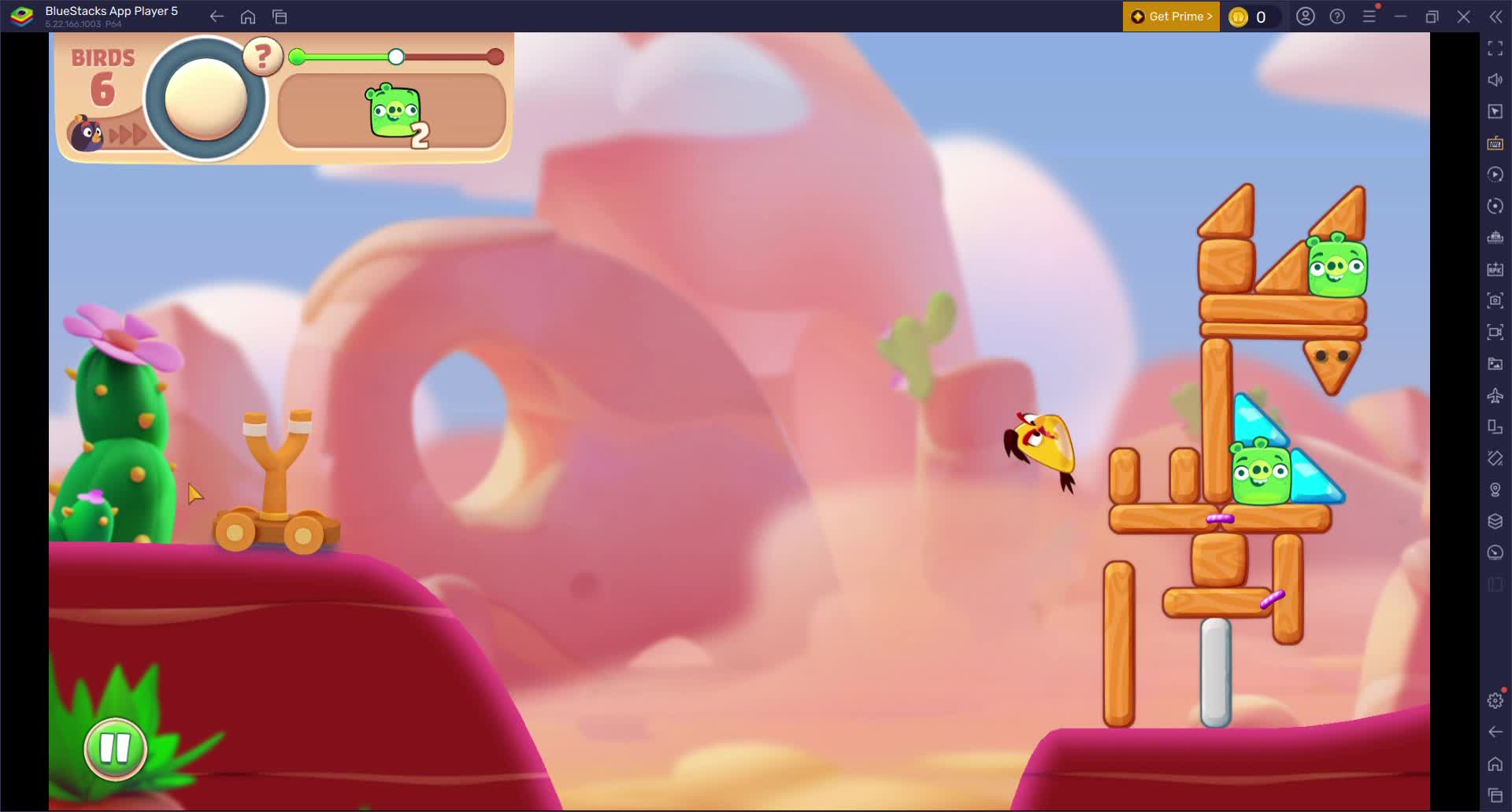Level 11 Rocky Canyons-Angry Birds Journey