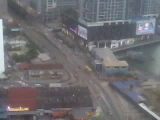 kota kinabalu view from jesselton building (floor 29,malaysia)
