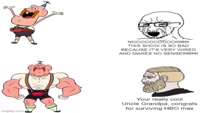 Uncle Grandpa vs fiction