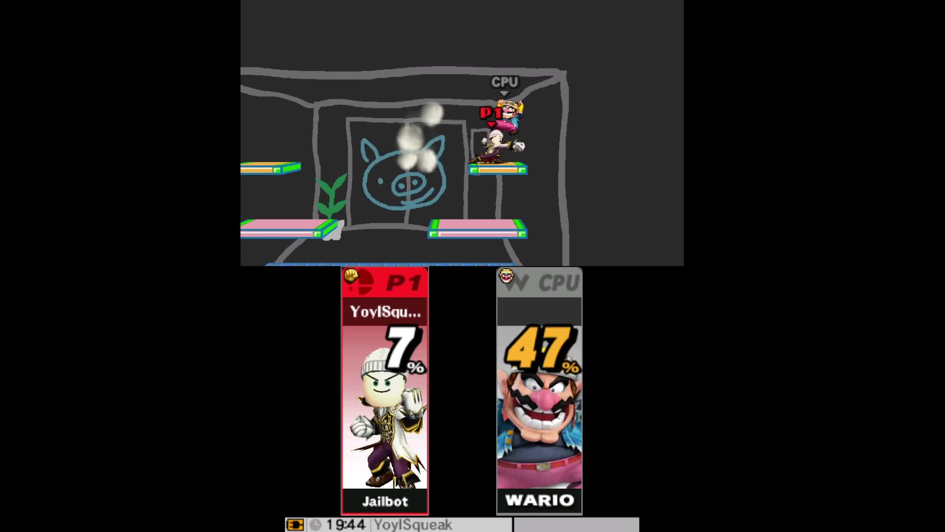 Smash Battle #5| Wario Rematch!